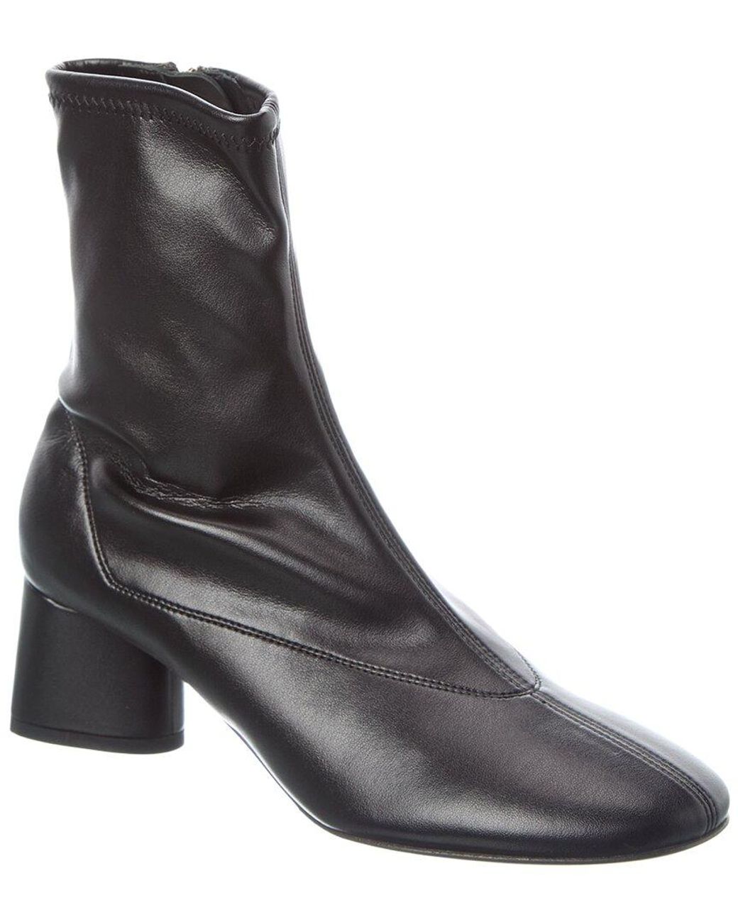 Sergio Rossi Black Pilier Leather Boot