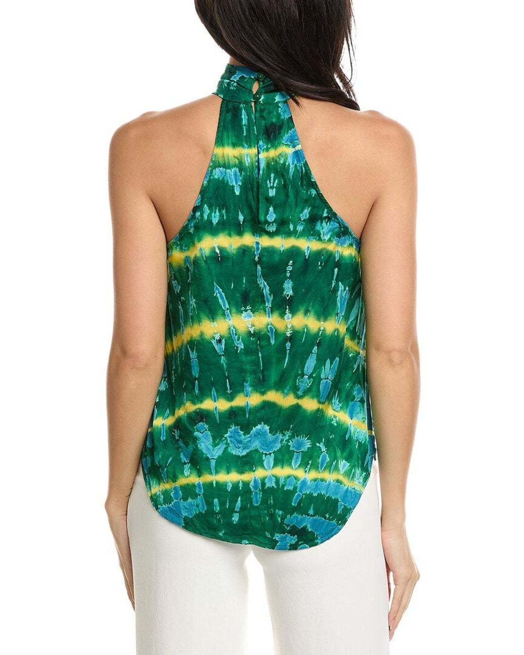 Young Fabulous & Broke Green Rory Halter Top