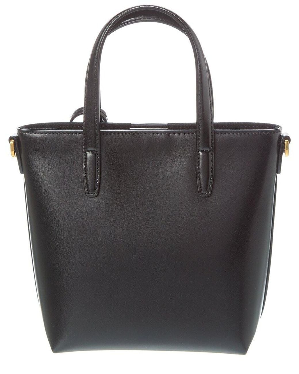Saint Laurent Black Toy Mini Leather Shopping Tote