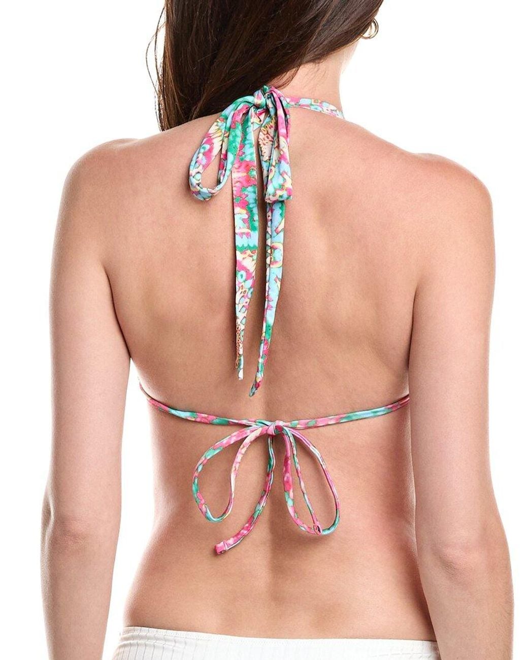 Ramy Brook Blue Jane Bikini Top