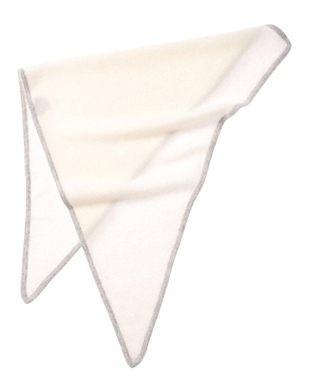 Phenix Natural Knit Triangle Cashmere Scarf