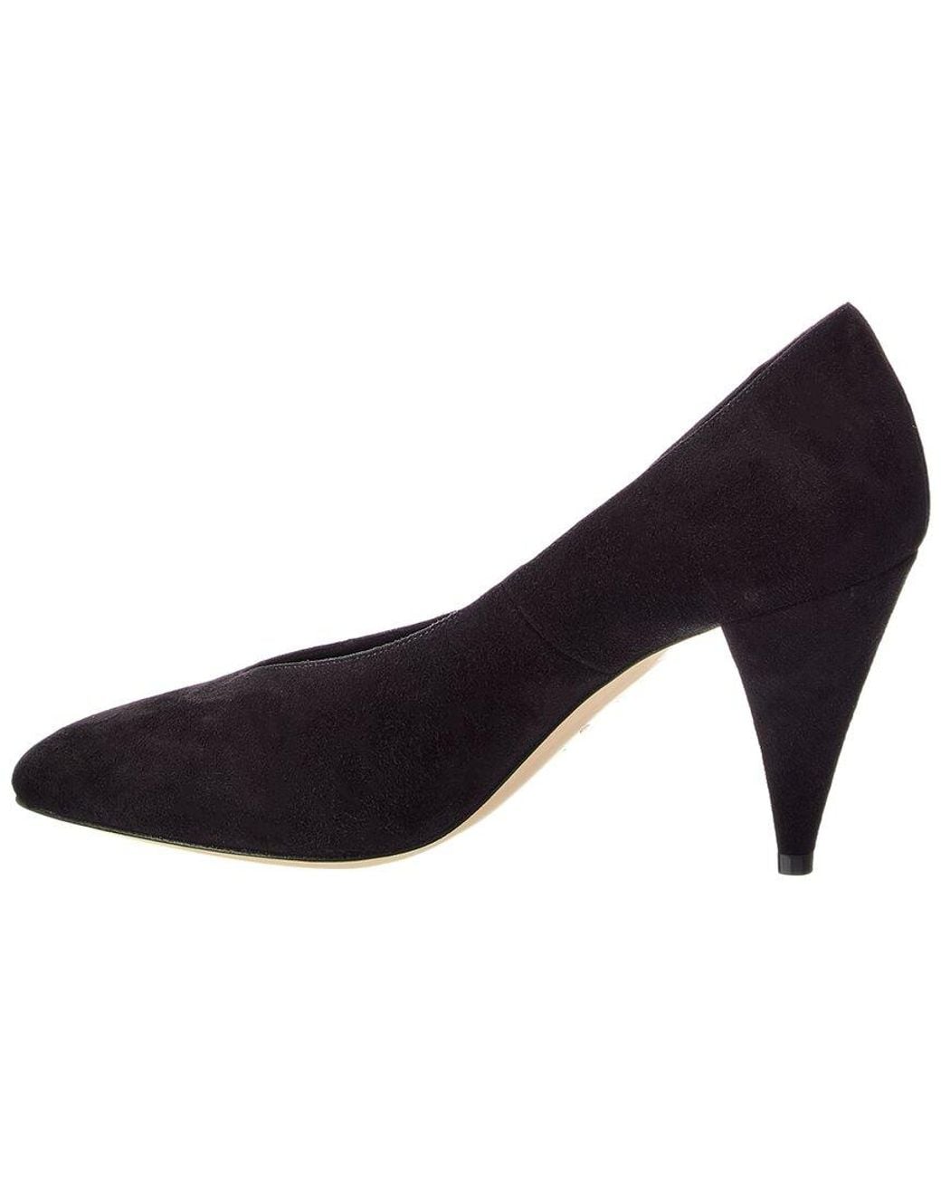 Casadei Blue Suede Pump