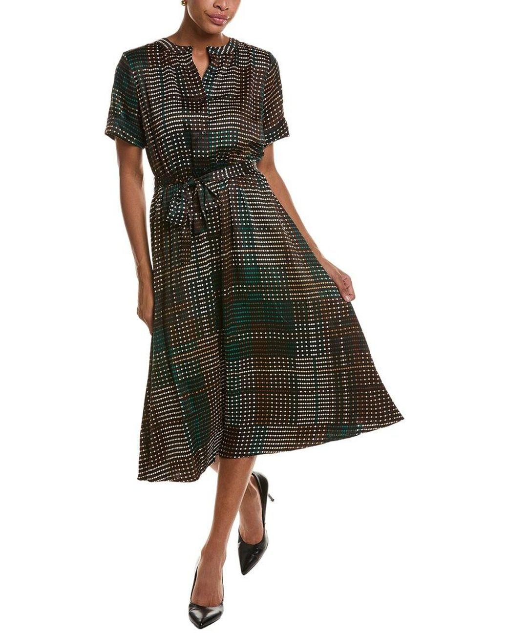 DKNY Green Shirt Dress