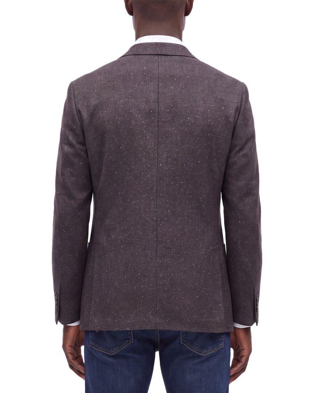 Corneliani Blue Cc Collection Wool & Silk-Blend Blazer for men