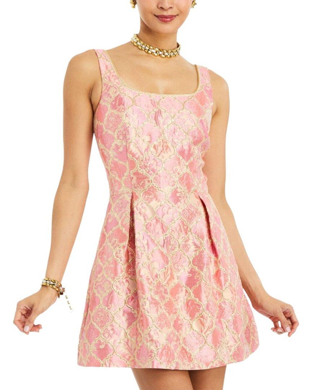 mestiza Pink Cora A-Line Mini Dress