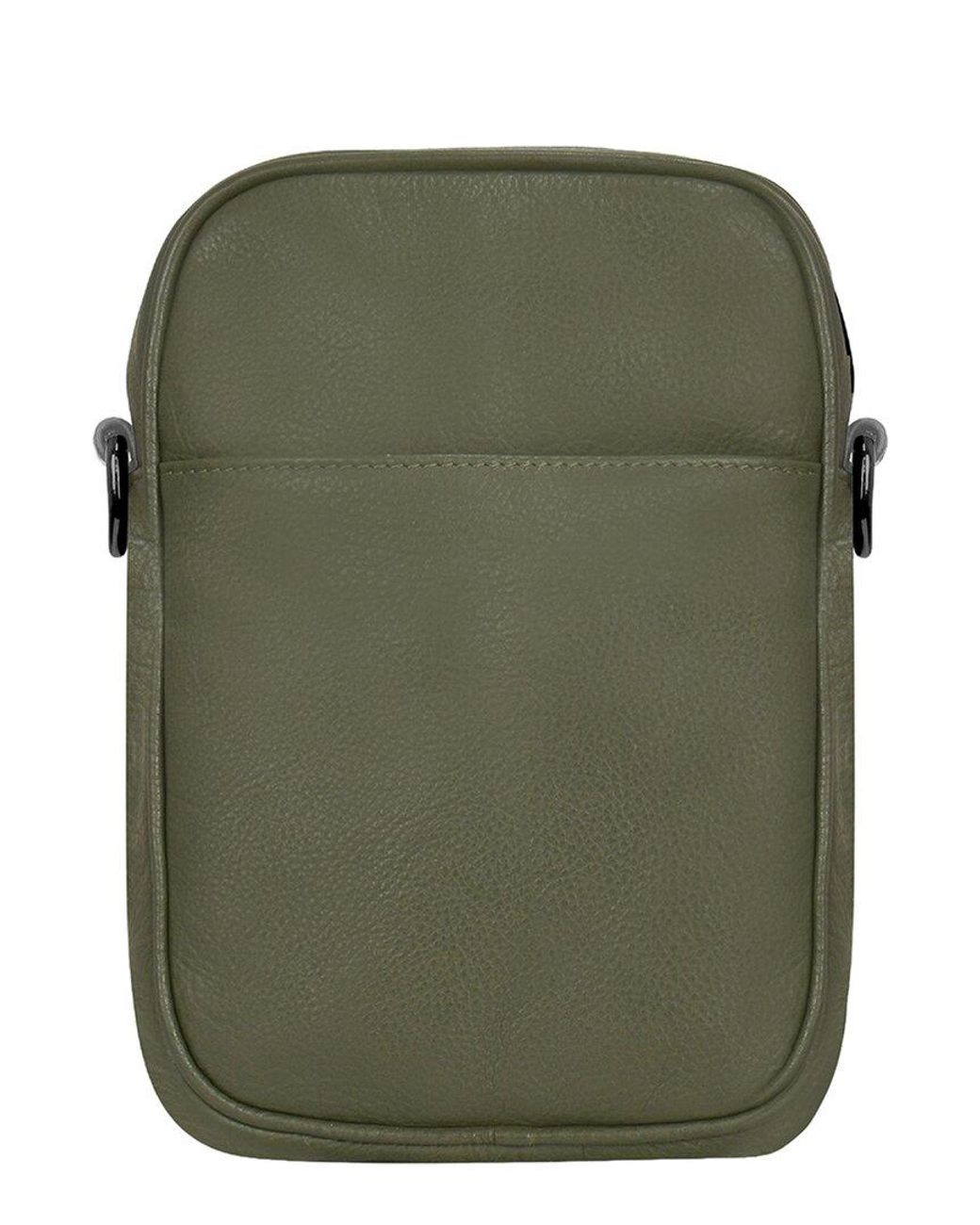 CHAMPS Green Onyx Vertical Crossbody