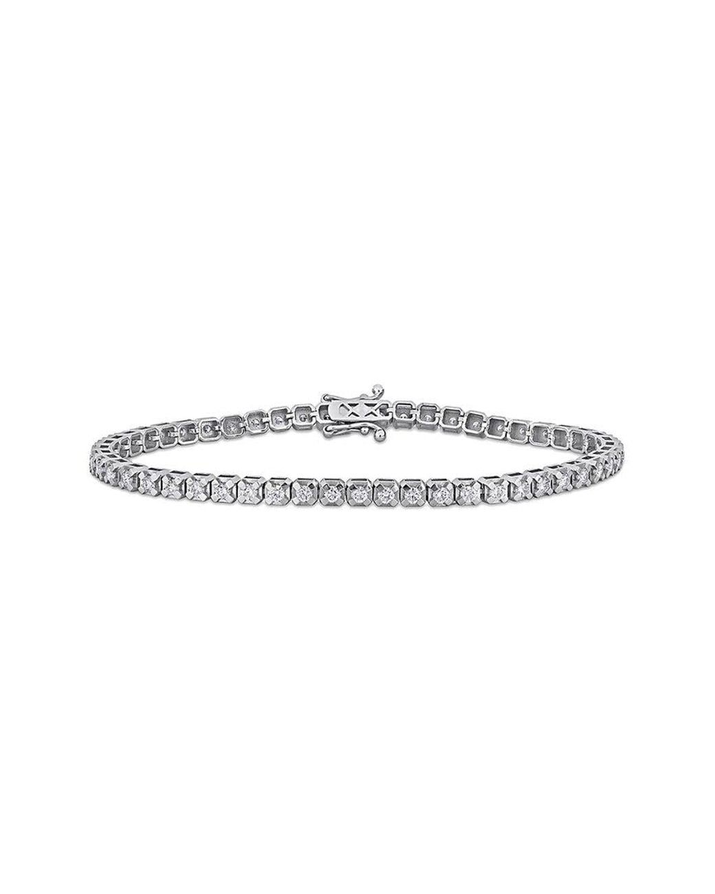 Rina Limor White 14K 2.32 Ct. Tw. Diamond Tennis Bracelet