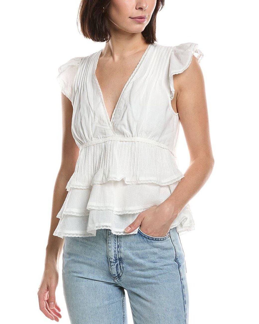 Astr White Shanteria Top