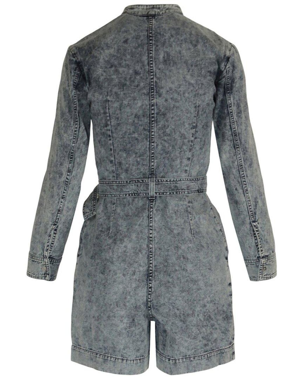 Stella McCartney Gray Bleached Denim Romper