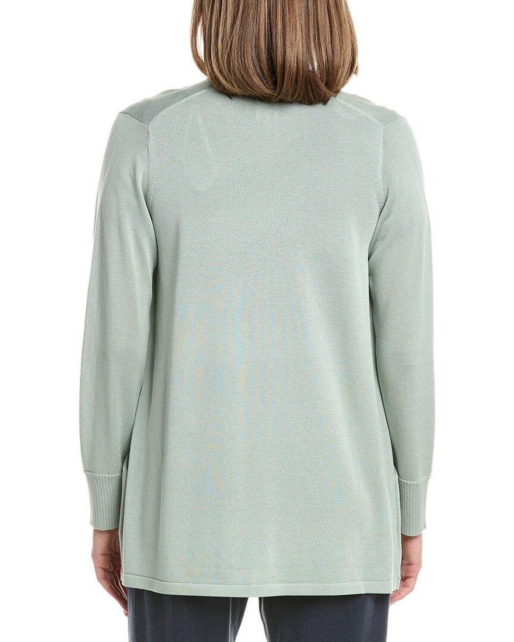 Anne Klein Gray Pocket Cardigan