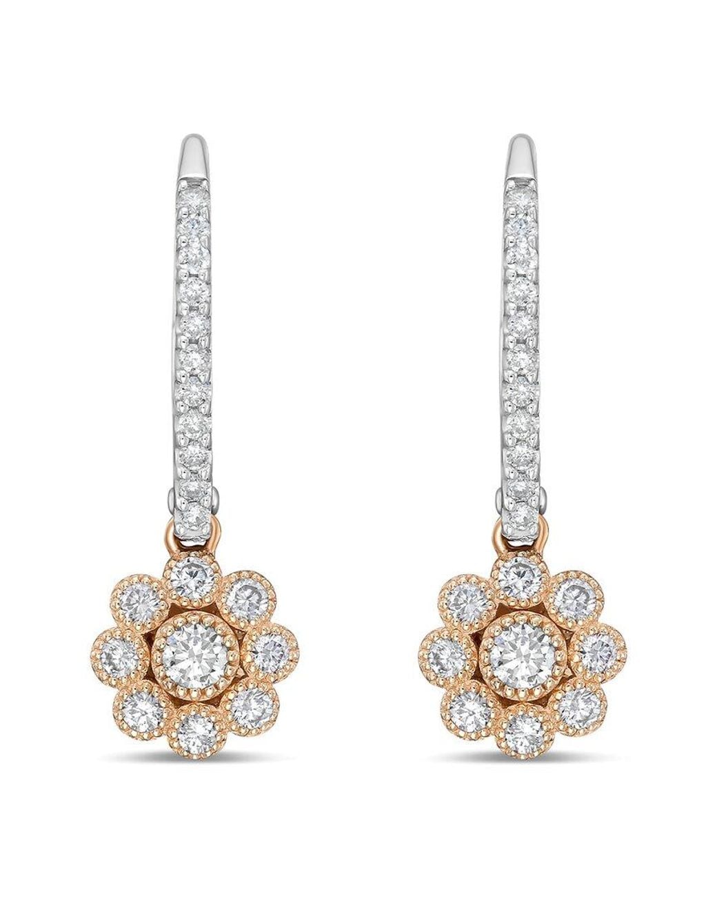John DiGangi Metallic 14K 0.50 Ct. Tw. Diamond Earrings