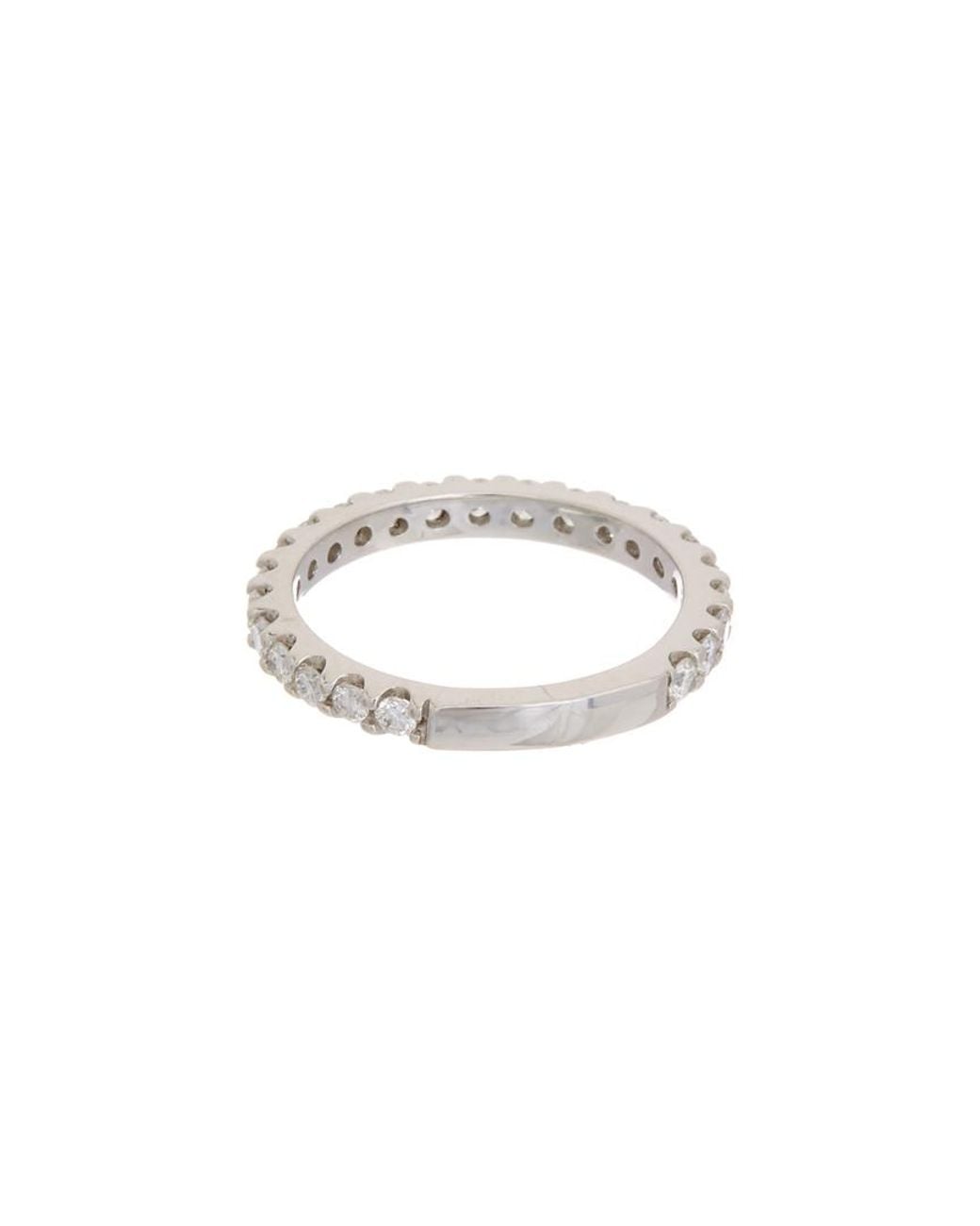 Diana M White Fine Jewelry 18k 0.80 Ct. Tw. Diamond Semi-eternity Ring