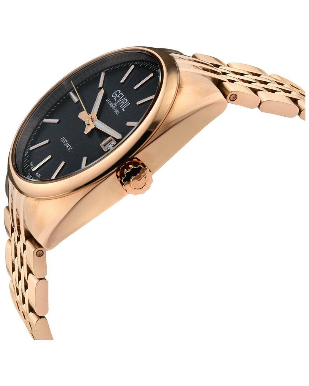 Gevril Metallic Five Points Watch for men