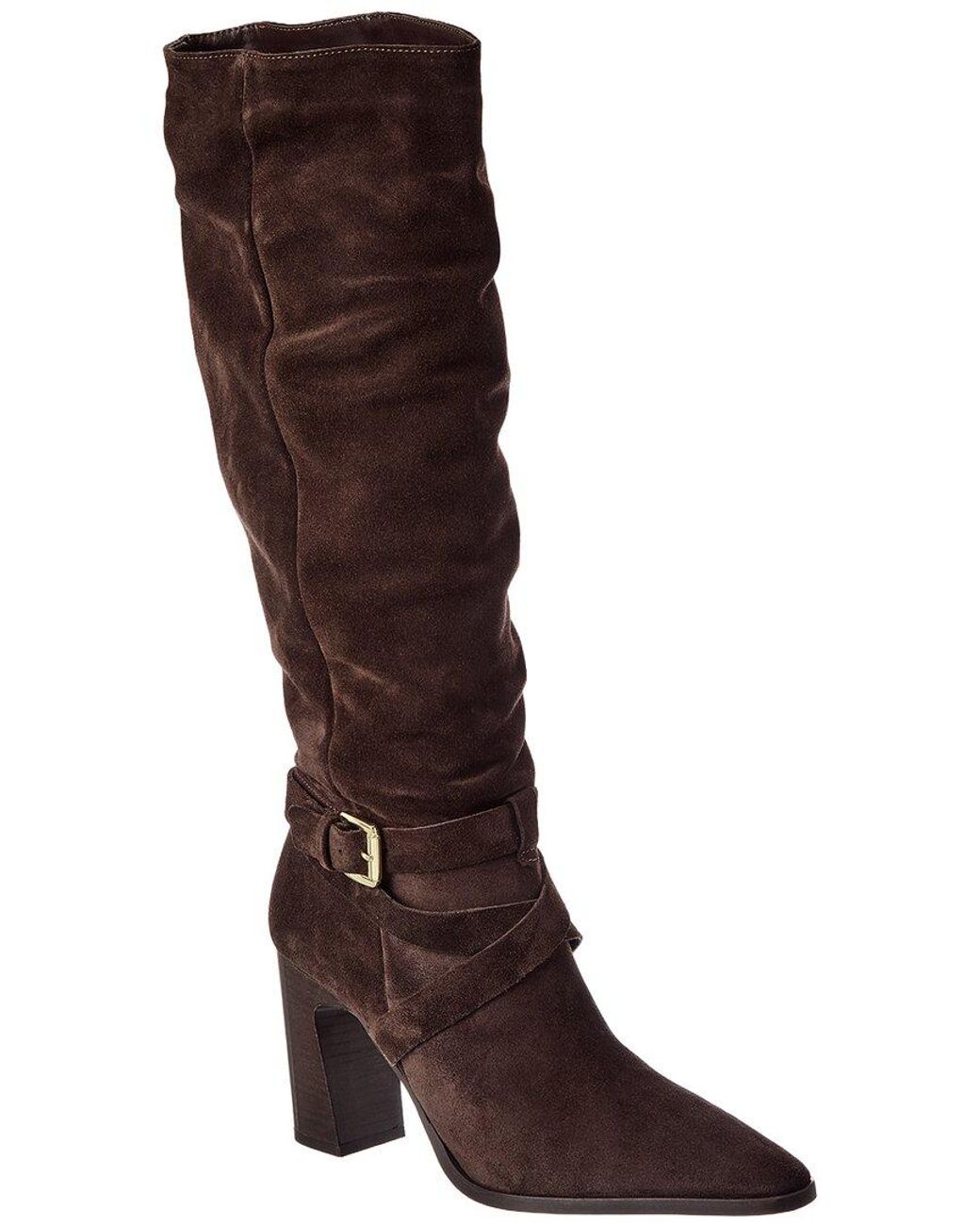 Dune Brown Solanna Suede Boot