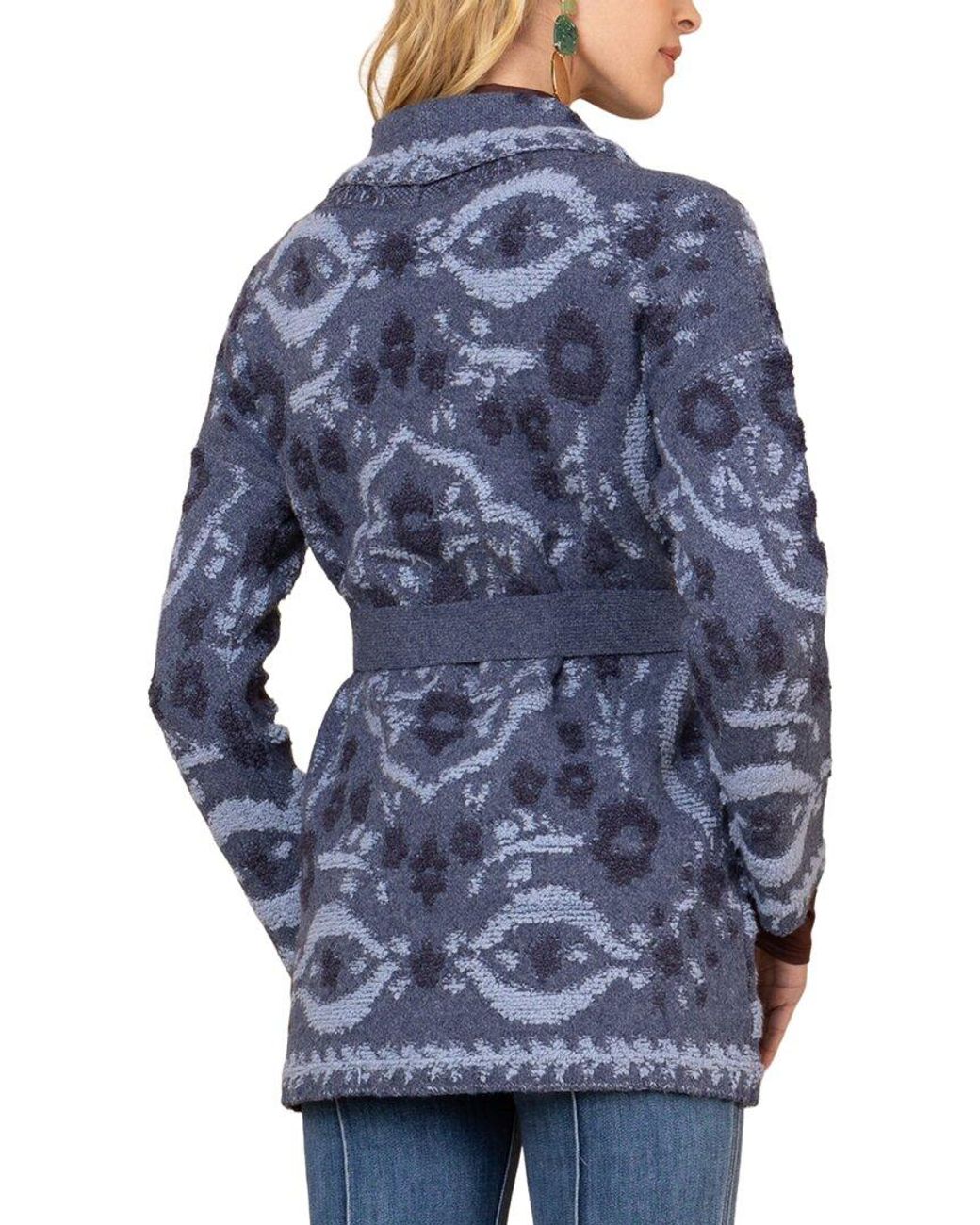 Hale Bob Blue Emmeline Cardigan