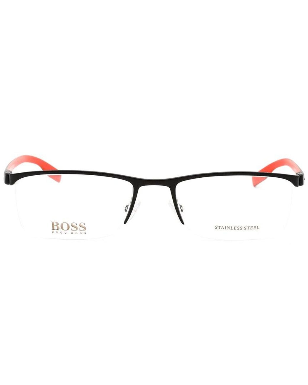 Boss White 0610/N 55Mm Optical Frames for men