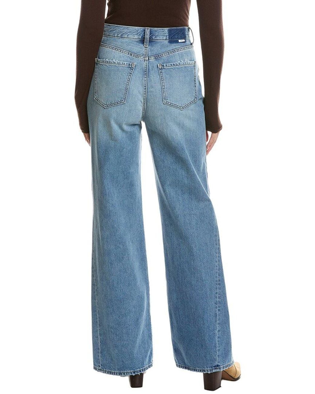 Daze Denim Blue Far Out Wishing Well Vintage Wide Leg Jean