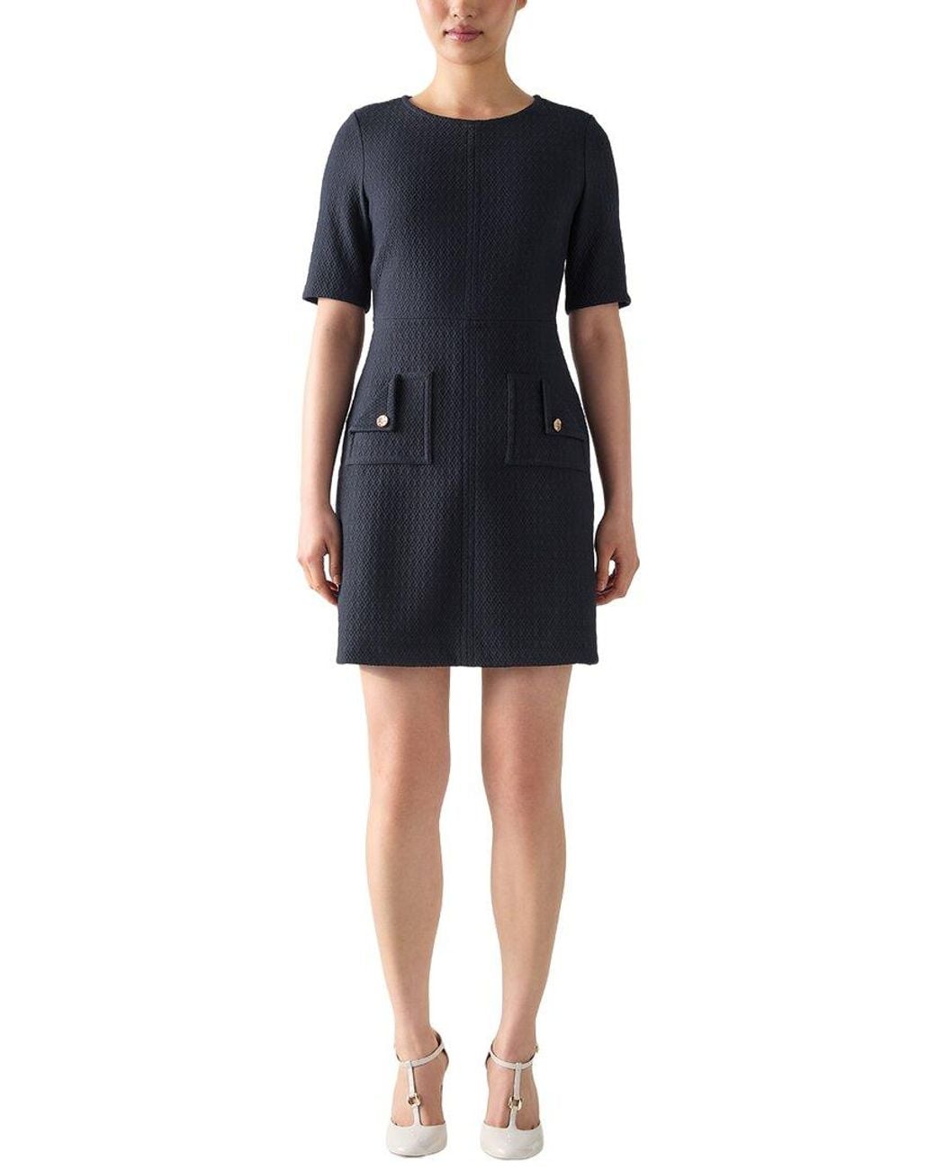 L.K.Bennett Blue Skyla Dress