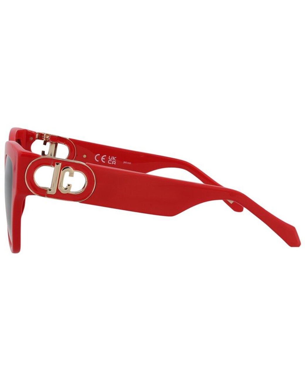 Just Cavalli Red Sjc037 54Mm Sunglasses