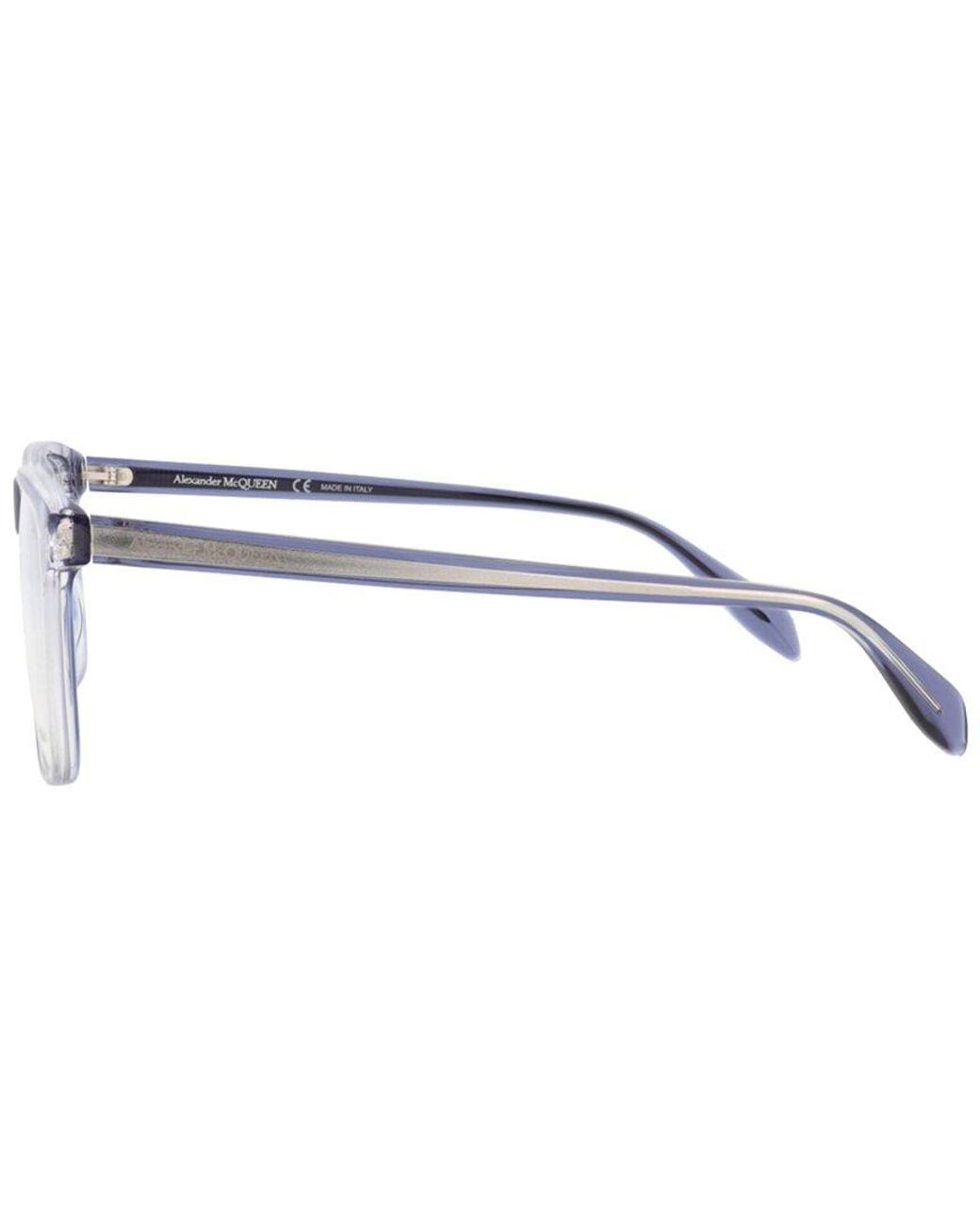 McQueen White Am0247O 56Mm Optical Frames for men