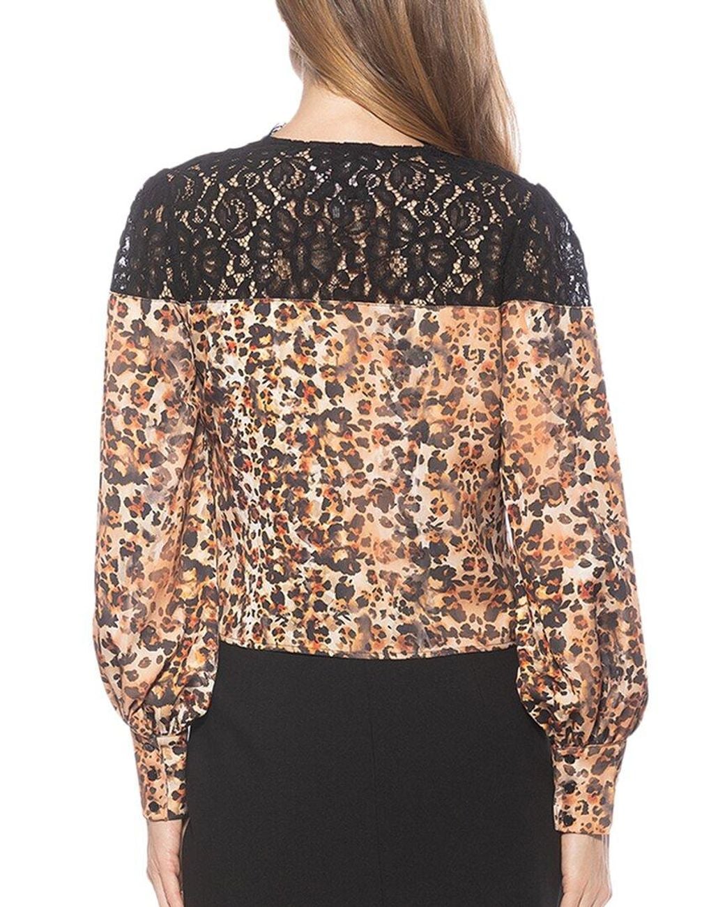 Alexia Admor Brown Bryne Top