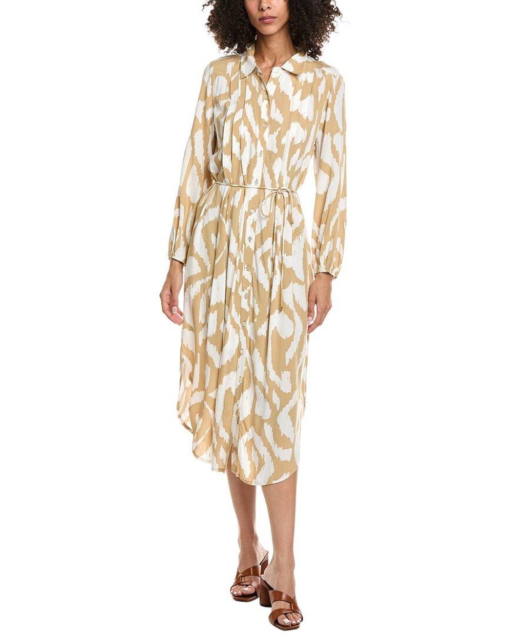 Tommy Bahama Metallic Inlet Ikat Midi Shirtdress