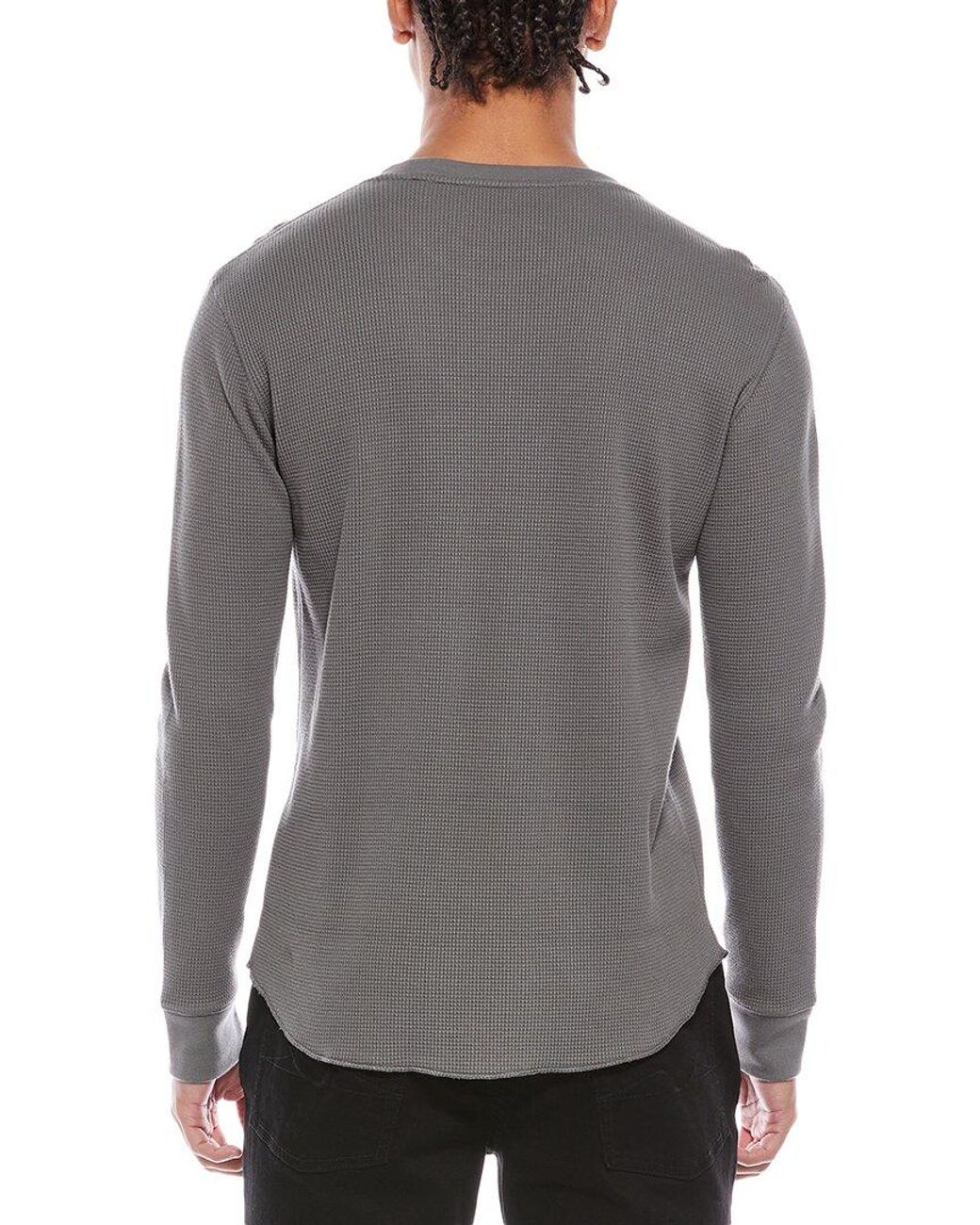 Vince Gray Thermal Crewneck Shirt for men
