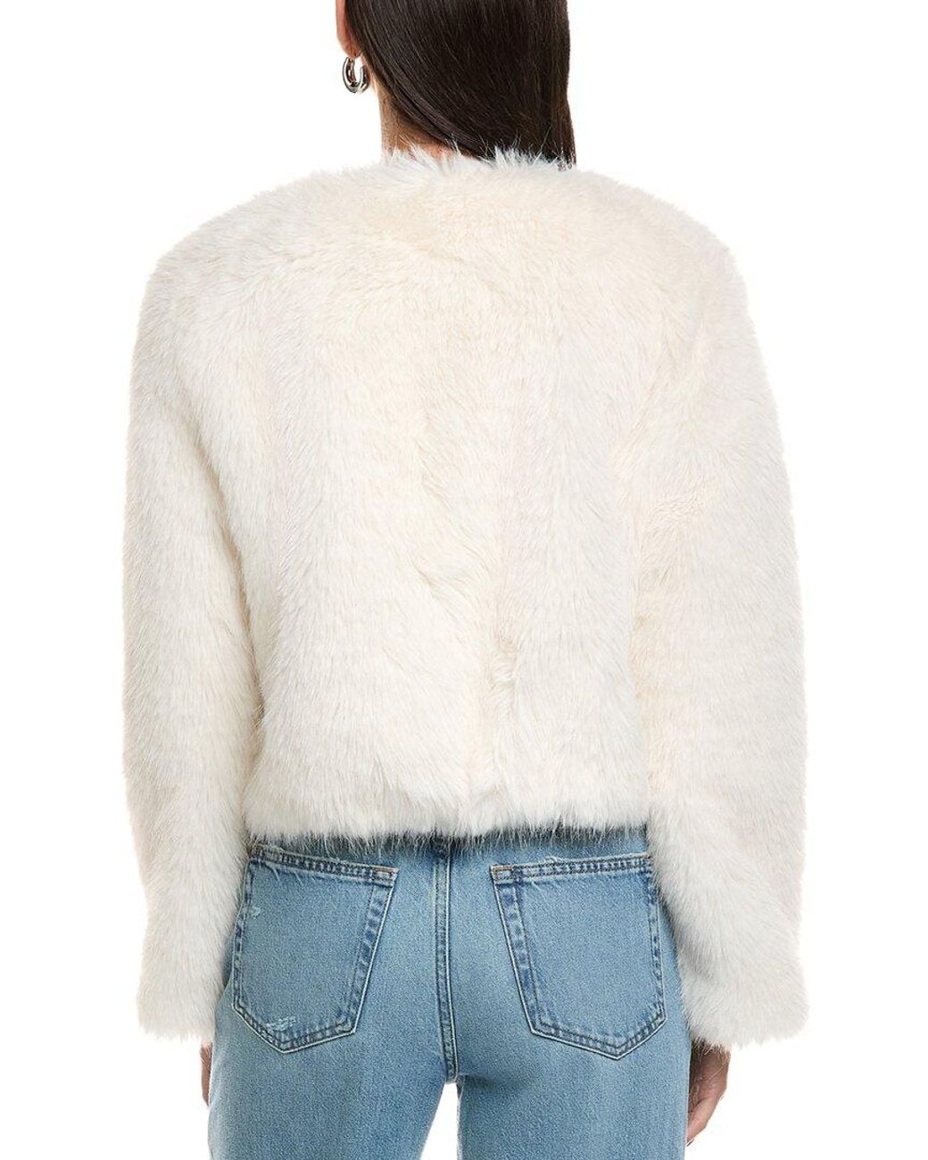 Apparis White Uma Cropped Coat