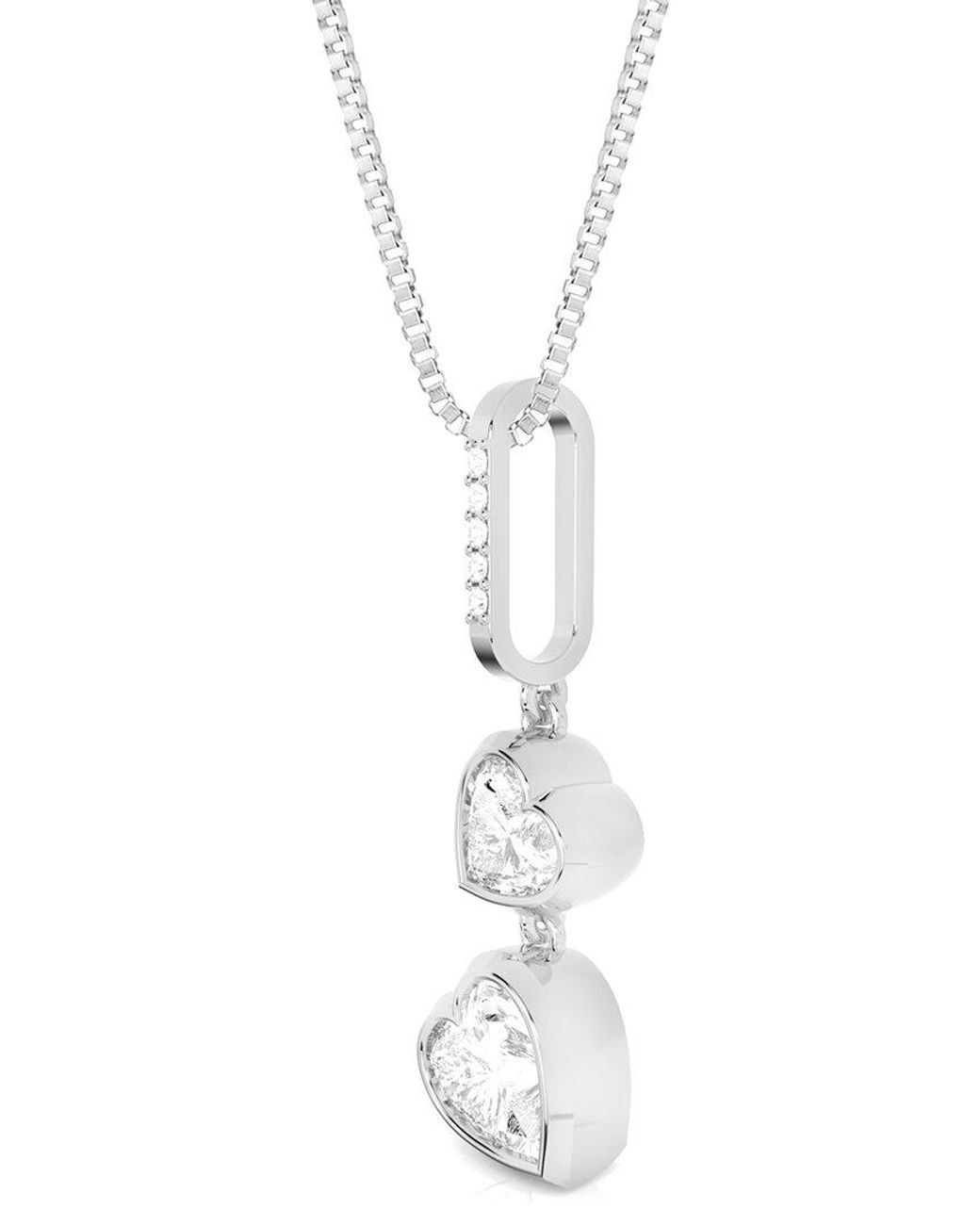 Amairah White 14K 4.00 Ct. Tw. Lab-Grown Diamond Pendant Necklace