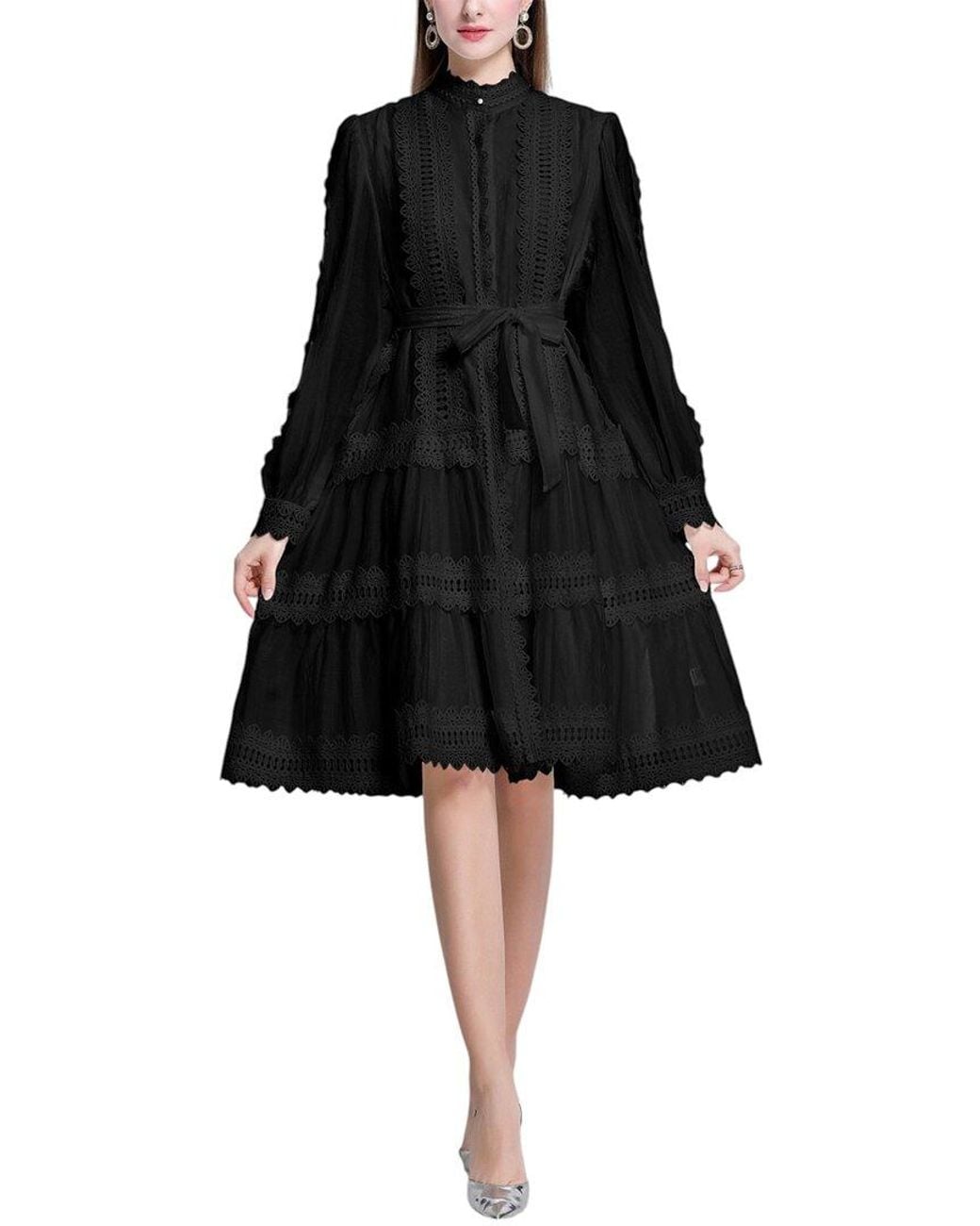 Kaimilan Black Mini Dress