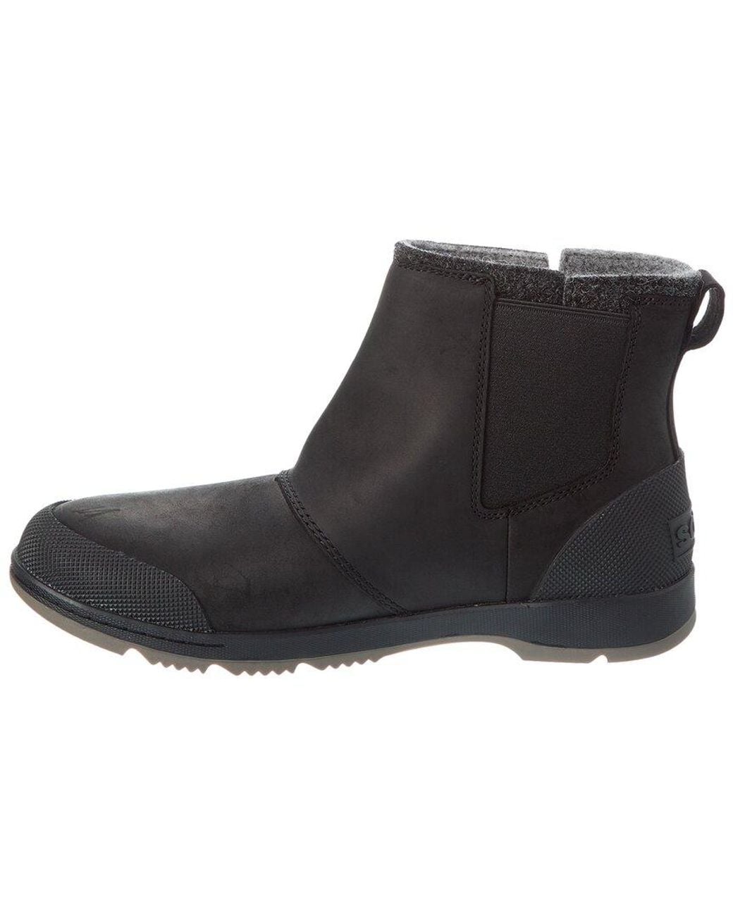 Sorel Black Ankeny Ii Wp Leather Chelsea Boot for men
