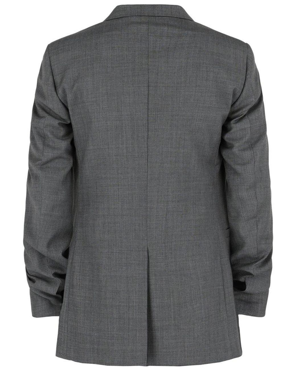 Givenchy Gray Slim-Fit Metal Bar Structured Wool Blazer for men