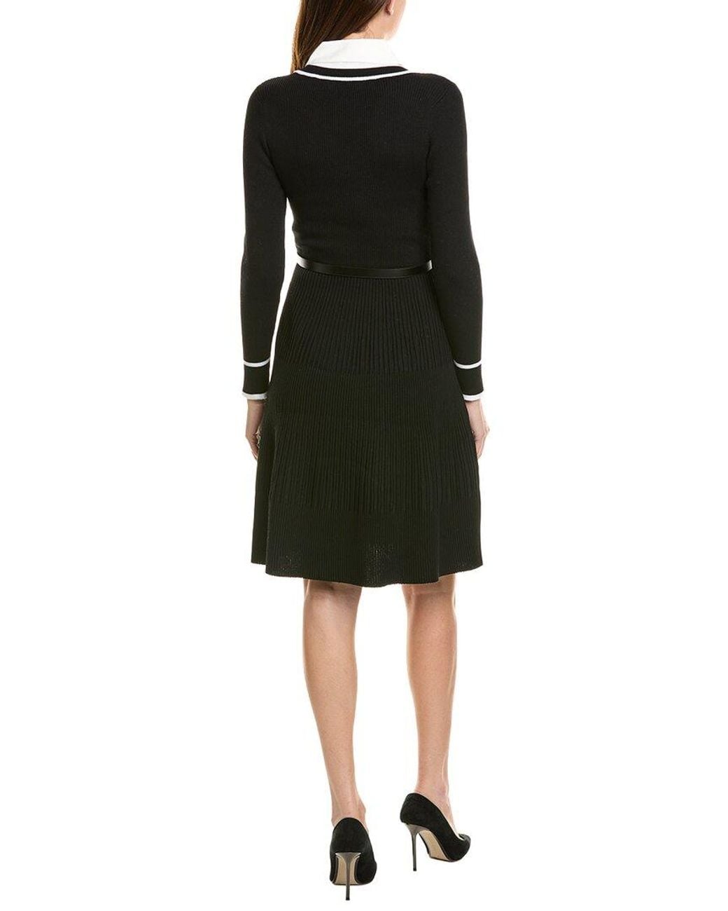 Sharagano Black Nanette Nanette Lepore Sweaterdress