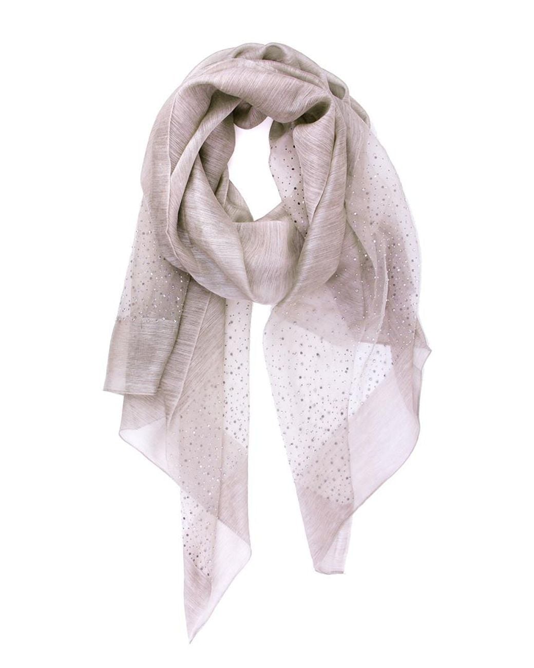 Saachi Pink Wool & Silk-blend Scarf