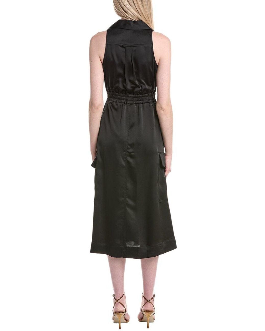 Ramy Brook Black Nikia Midi Dress