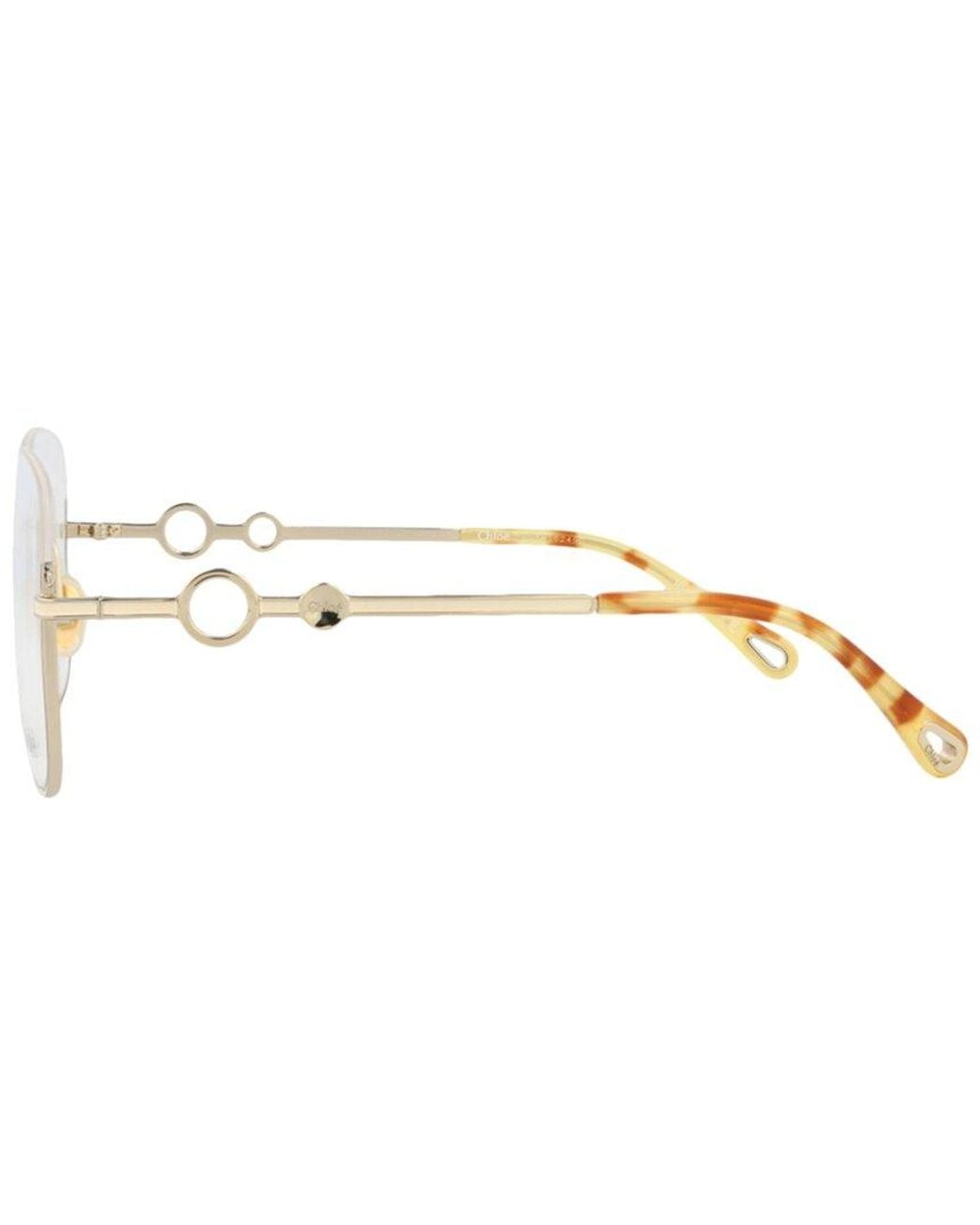 Chloé Metallic Ch0069O 56Mm Optical Frames