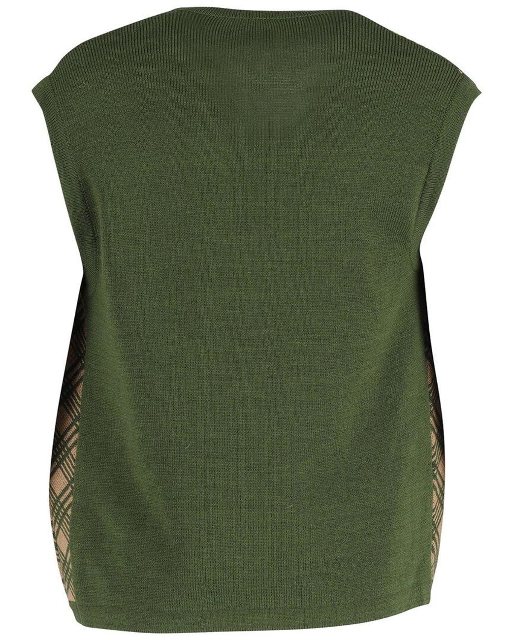 Céline Green Printed Vest, Size Int, (Authentic Pre-Loved)