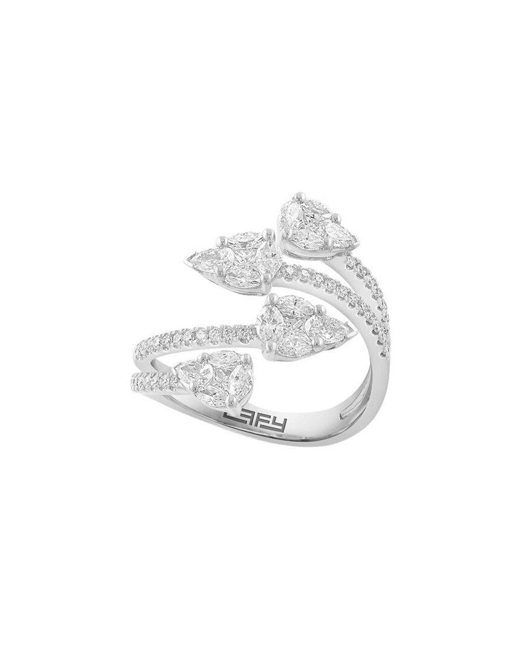 Effy Fine Jewelry White 14K 1.25 Ct. Tw. Diamond Ring