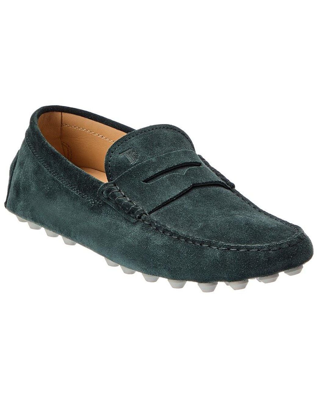 Tod's Green Suede Driver for men