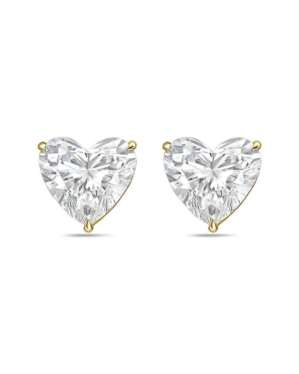 Diana M White Diana M. 14K 10.00 Ct. Tw. Lab-Grown Diamond Stud Earrings