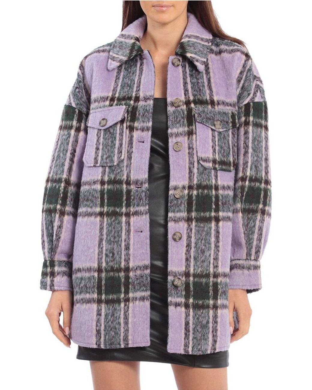 Avec Les Filles Plaid Relaxed Shacket | Lyst