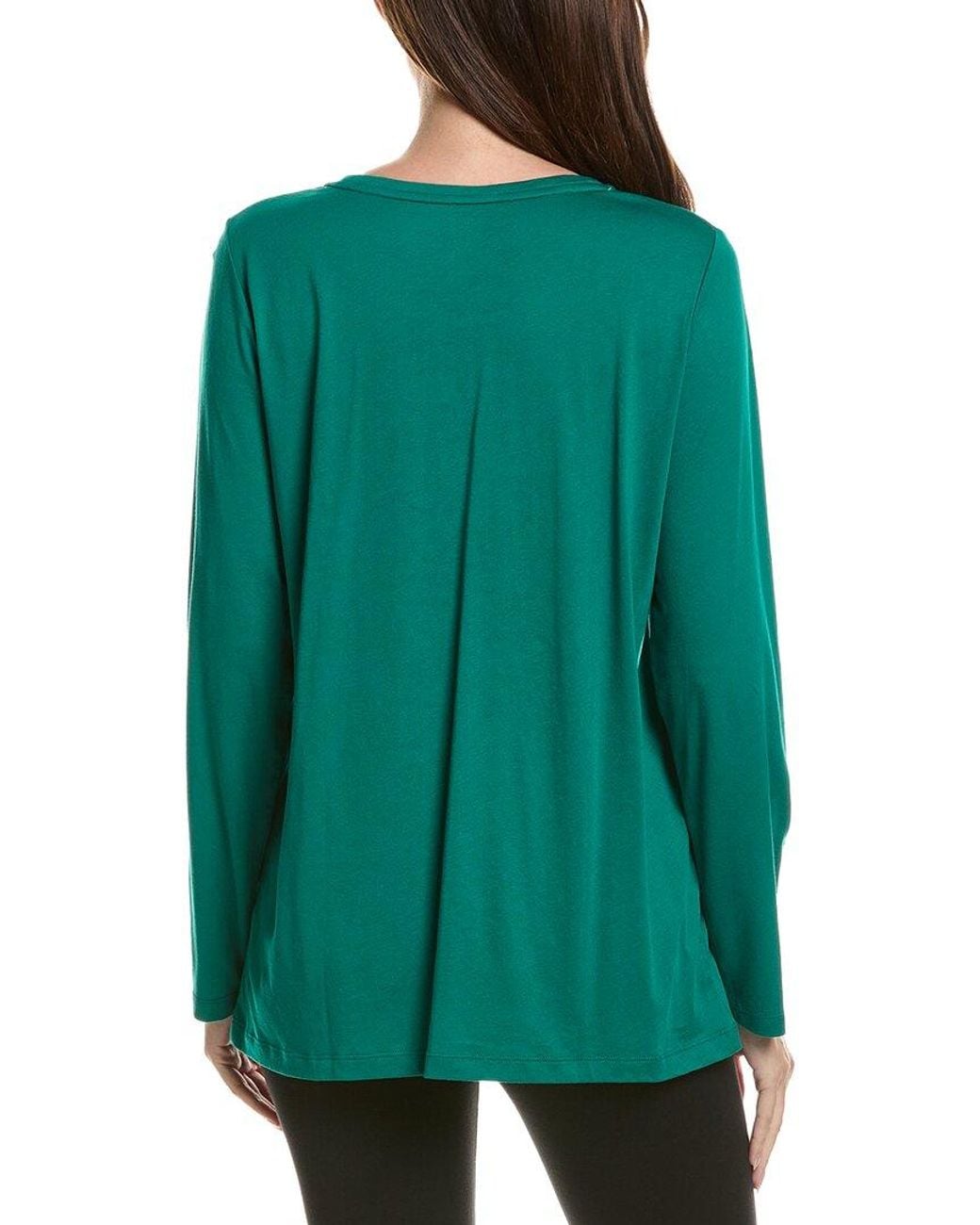 Hue Green Scoop Neck Pajama T-Shirt