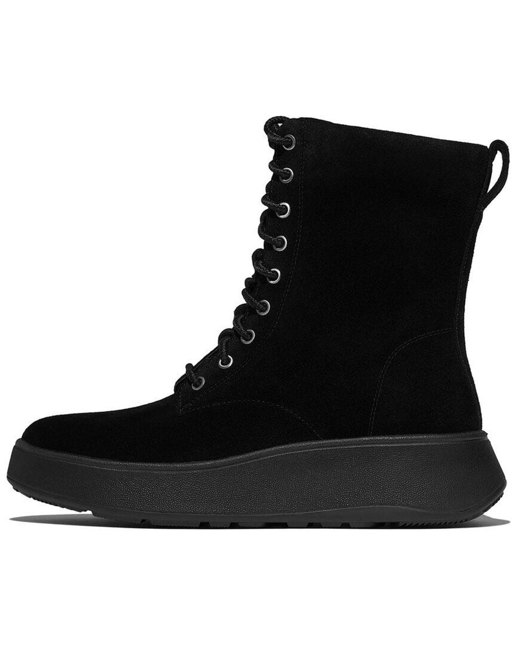 Fitflop Black F-Mode Suede Bootie