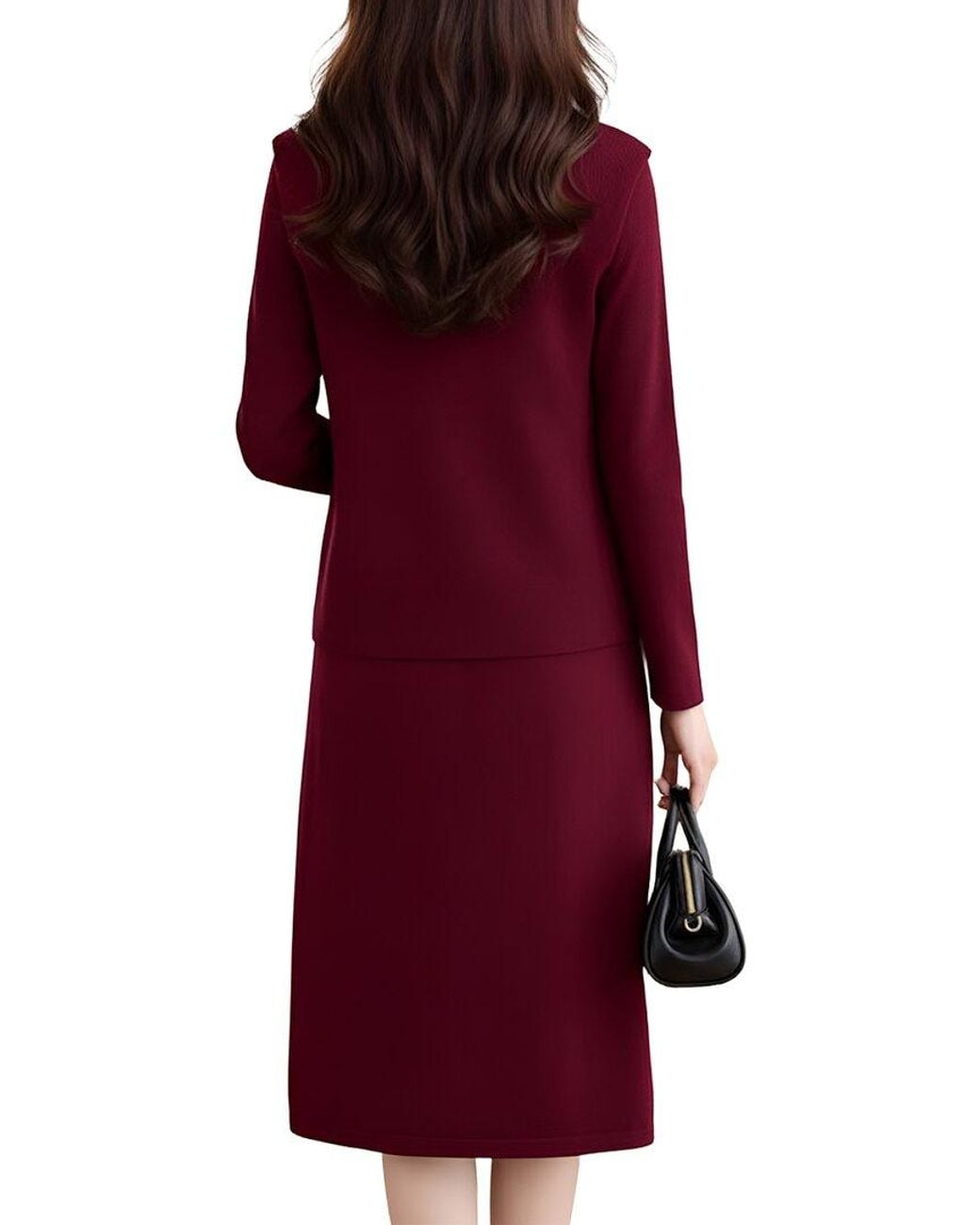 Tedora Purple 2Pc Vest & Dress Set