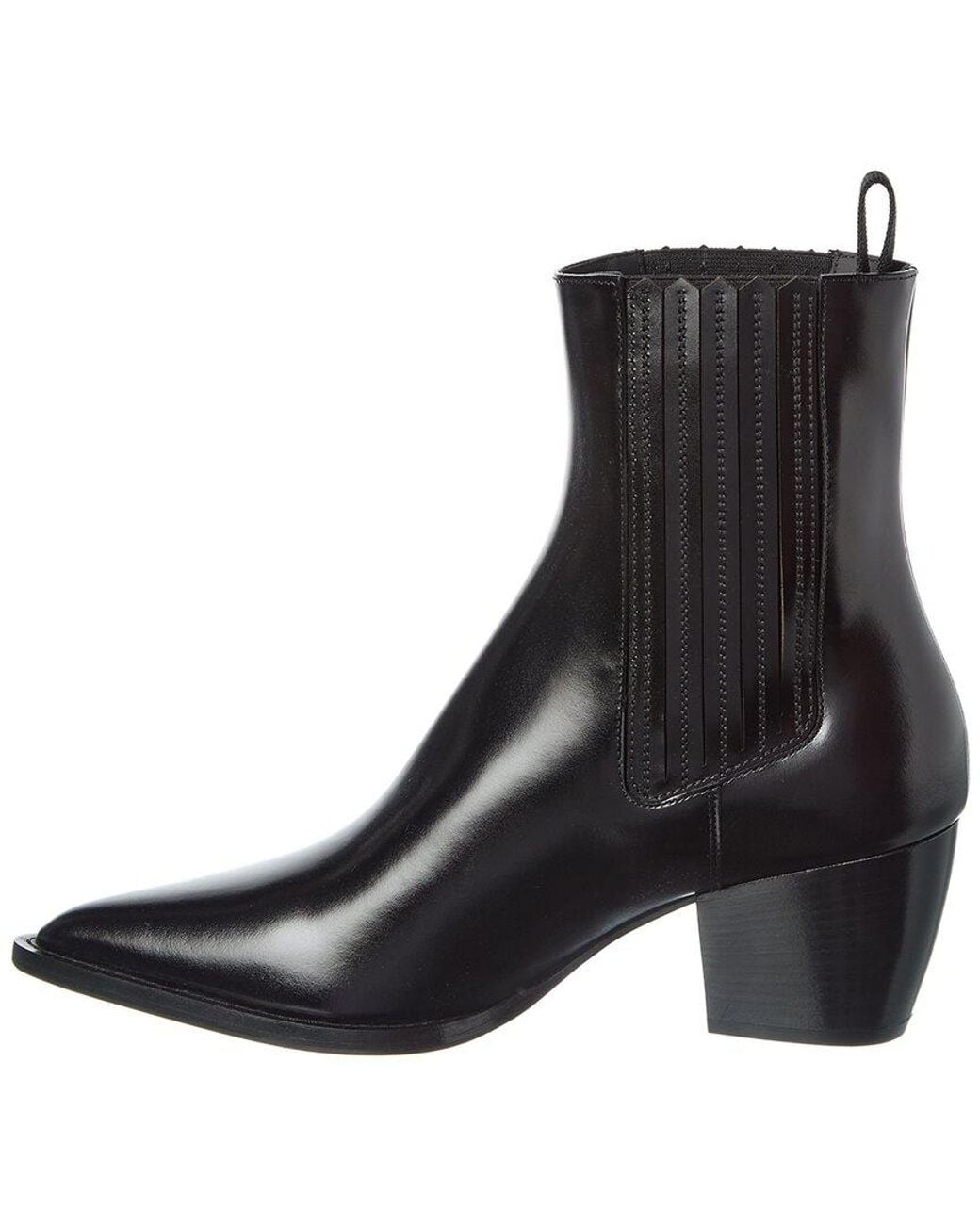 Dior Black Wild Leather Bootie