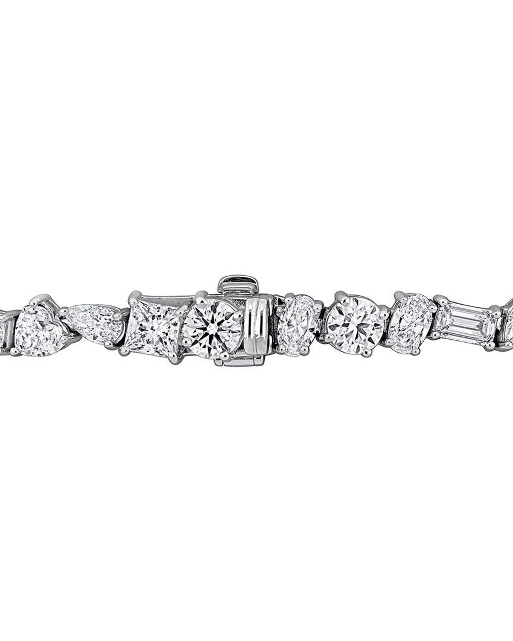 Created Forever White 18K 3.15 Ct. Tw. Lab-Grown Diamond Tennis Bracelet