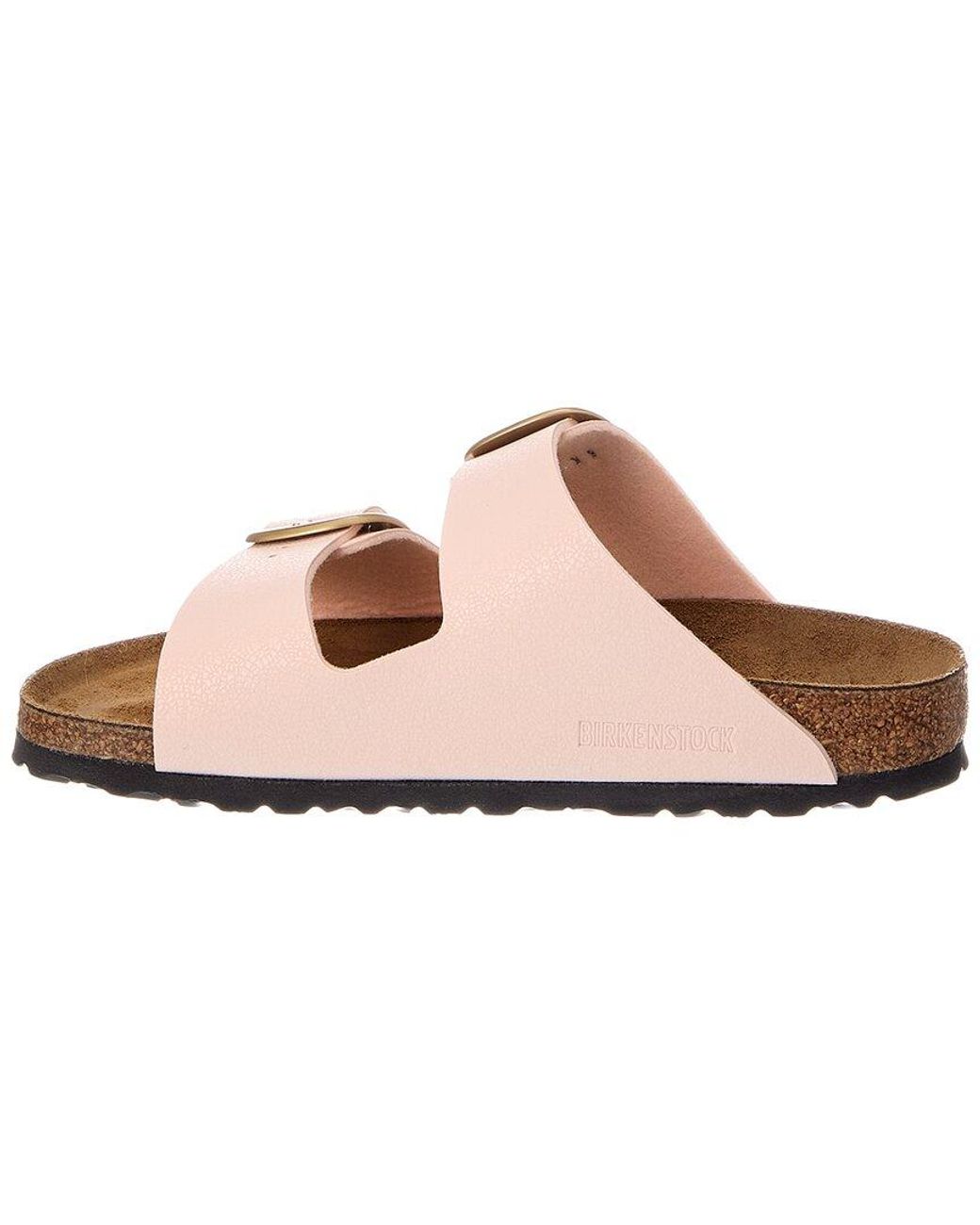 Birkenstock Pink Arizona Big Buckle Leather Sandal