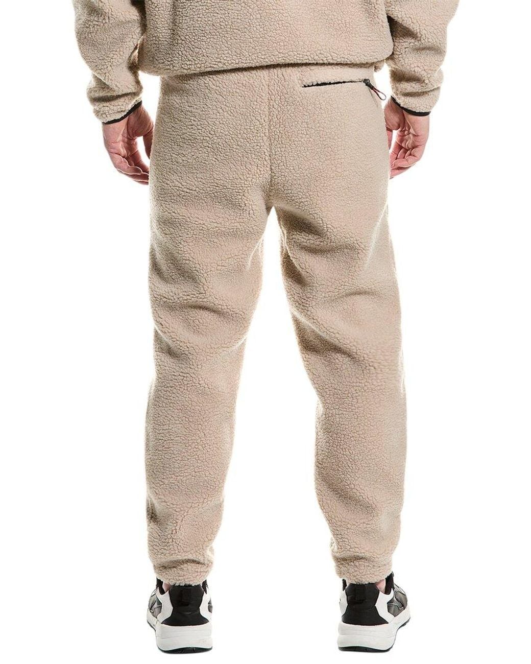 BOSS Teddy Fleece Pant in Natural for Men | Lyst UK