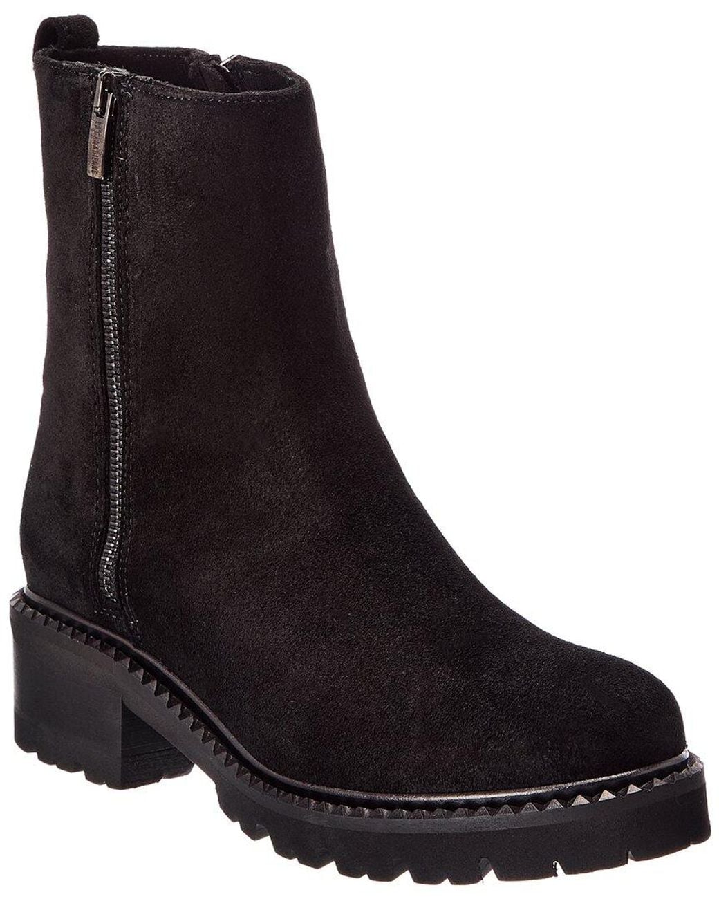 La Canadienne Black Crew Suede Bootie