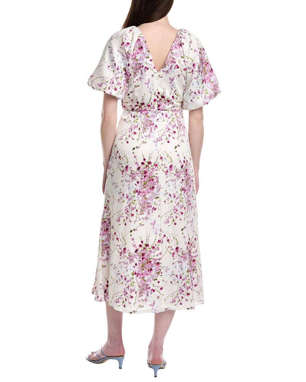 Cinq À Sept Pink Midsummer Bloom Brenton Dress